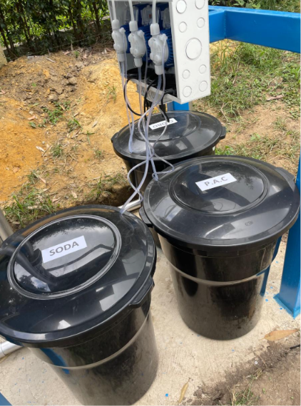 Dosificación y medición por ultrasonido en plantas de agua