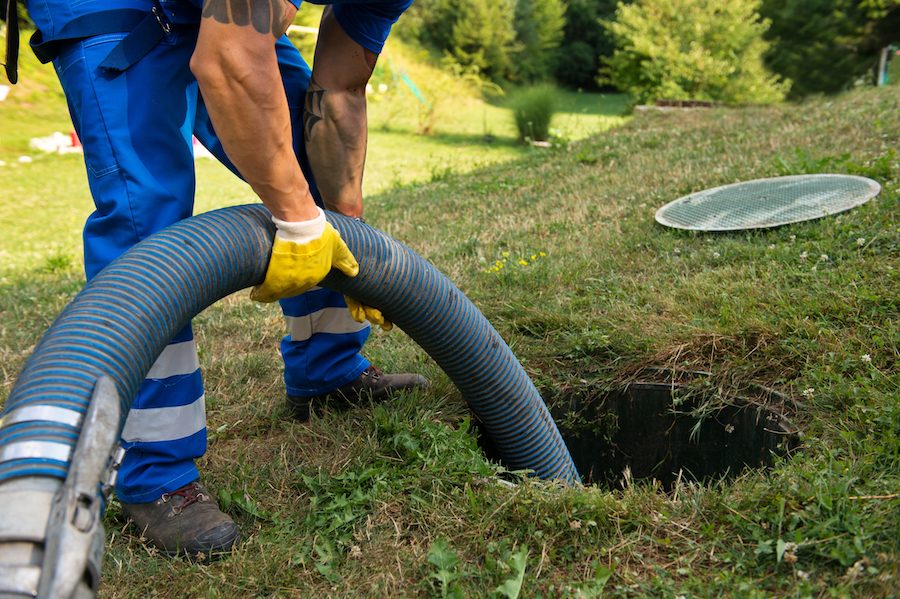 Instalación de tanque séptico