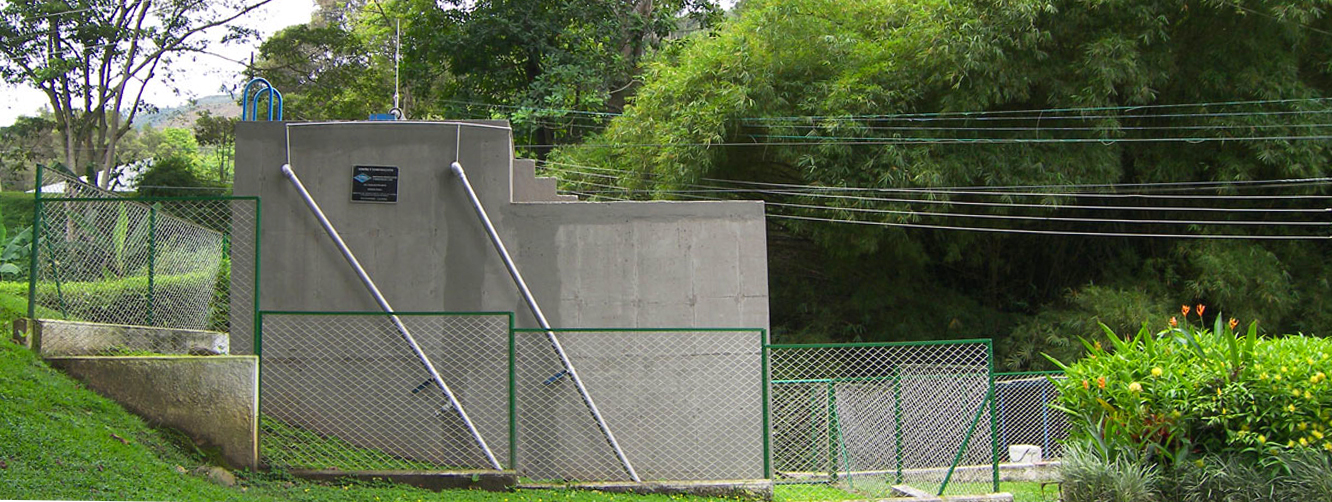 Planta anaerobia UASB-FA en operación